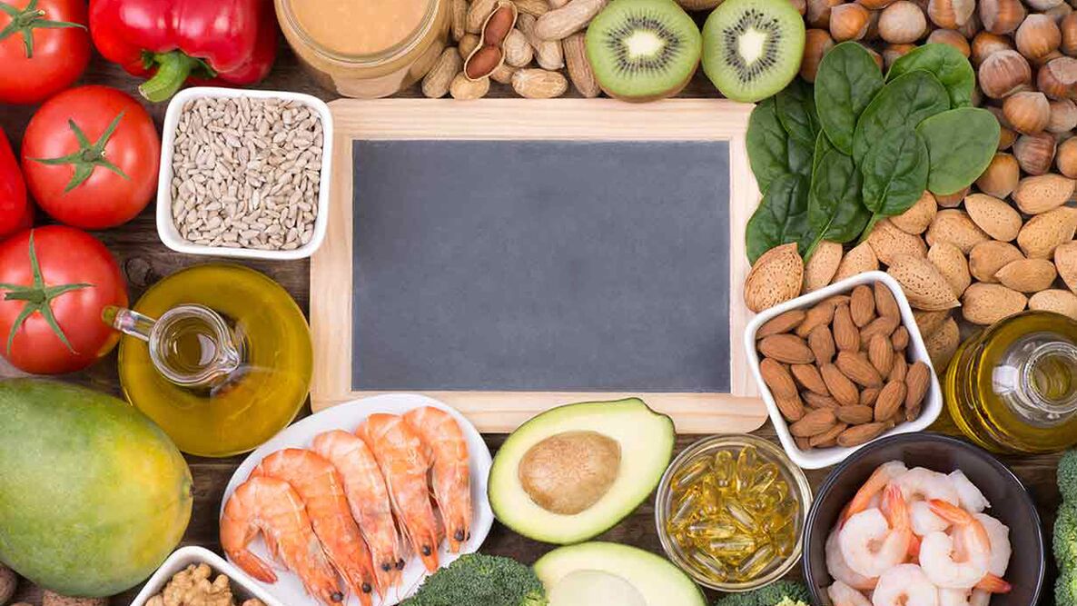 potraviny s vysokým obsahom vitamínu E